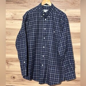 Orvis Navy Long Sleeve Button Down size L